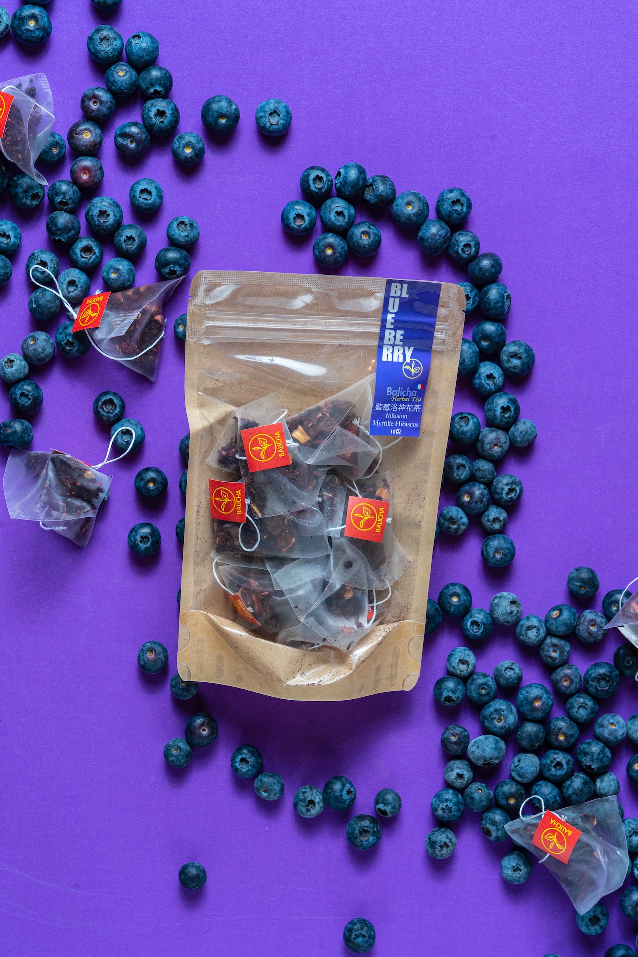 HANDPICK Blueberry Tea Bags 100 Count  NonGMO India  Ubuy